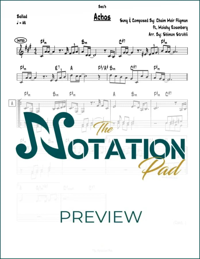Achas - Fligman 2-Liner Sheet Music
