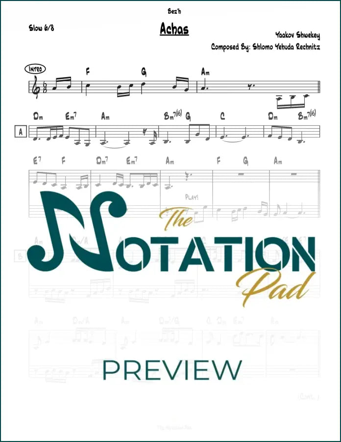Achas 2-Liner Sheet Music
