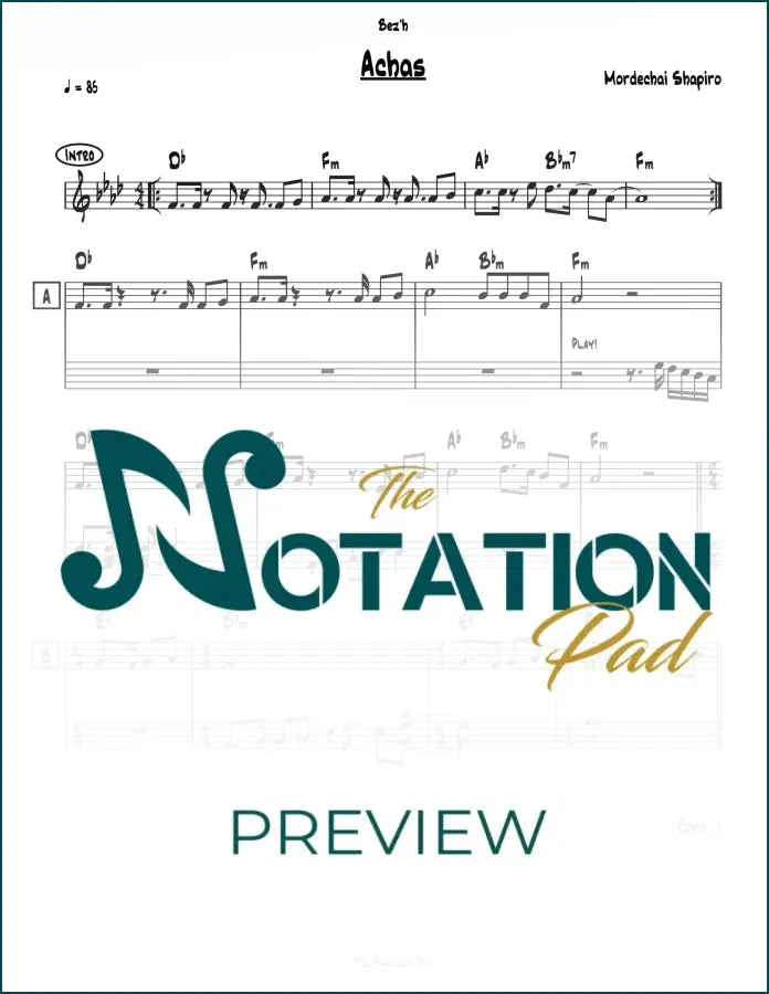 Achas 2-Liner Sheet Music