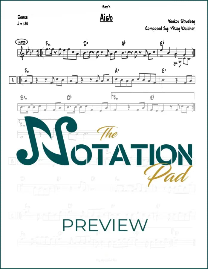 Aish - Shwekey Lead Sheet Sheet Music