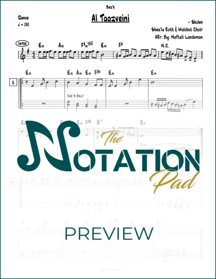 Al Taazveini - Skulen 2-Liner Sheet Music