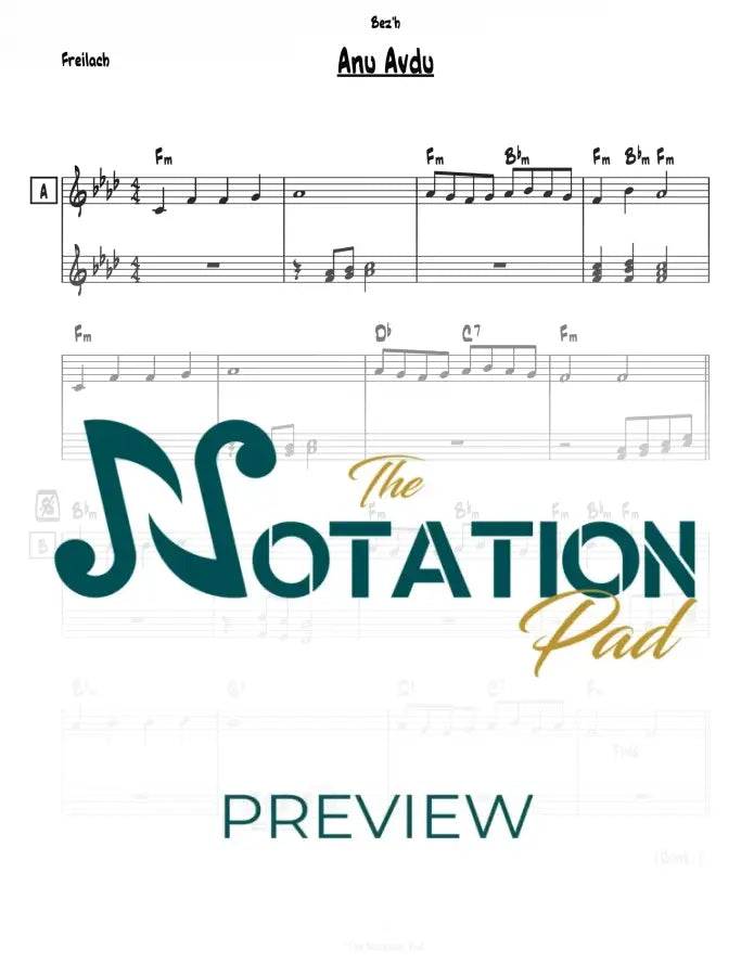 Anu Avdu 2-Liner Sheet Music