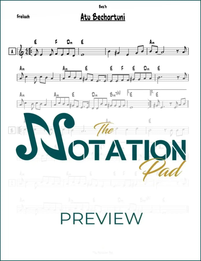 Atu Bechartuni Lead Sheet Sheet Music