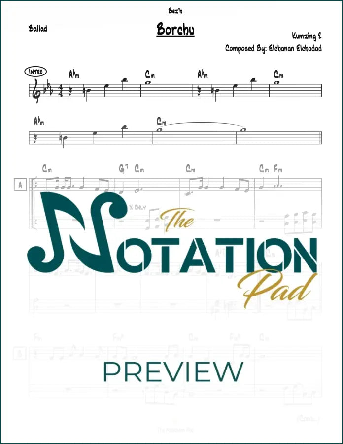 Borchu 2-Liner Sheet Music