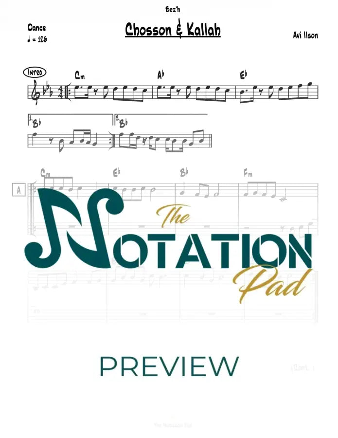 Chosson & Kallah 2-Liner Sheet Music