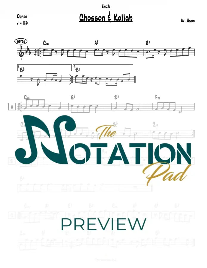 Chosson & Kallah Lead Sheet Sheet Music