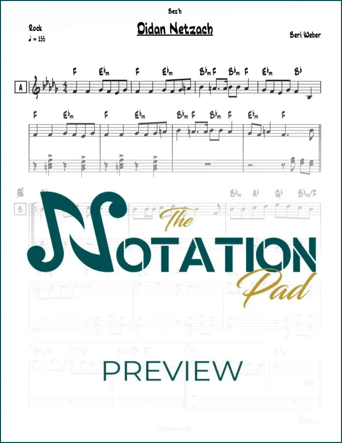 Didan Netzach - Beri - 2-Liner - Sheet Music