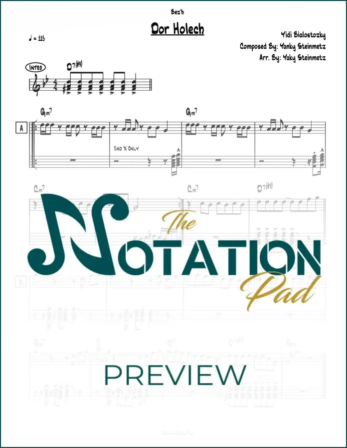 Dor Holech - Bialostozky 2-Liner Sheet Music