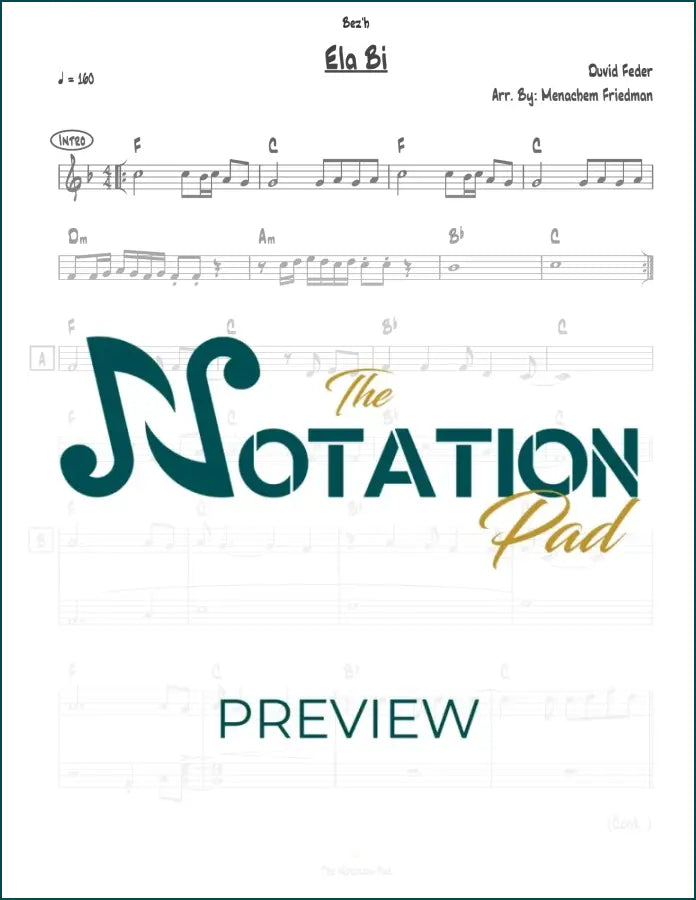 Ela Bi - Feder - 2-Liner - Sheet Music