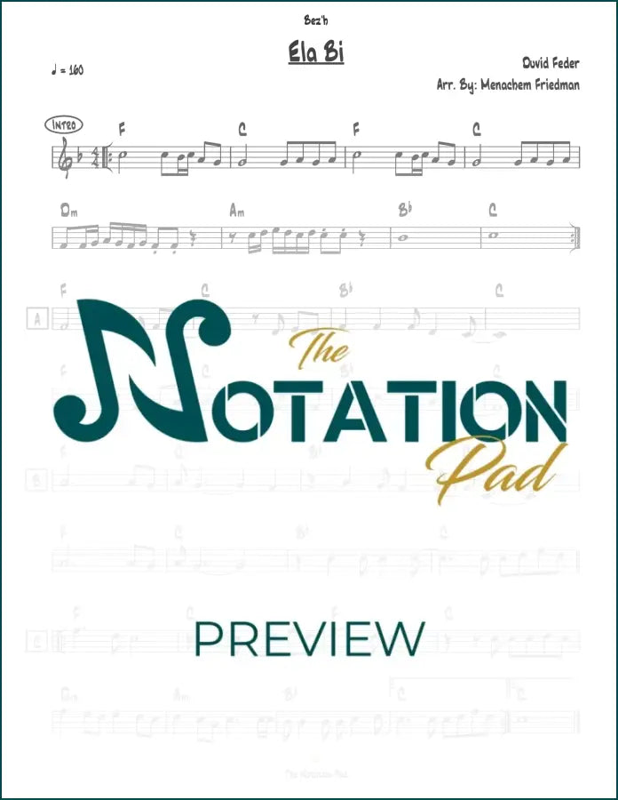 Ela Bi - Feder - Lead Sheet - Sheet Music