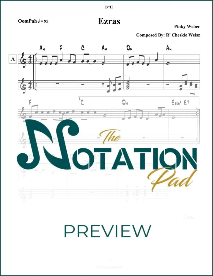 Ezras - Pinky 2-Liner Sheet Music