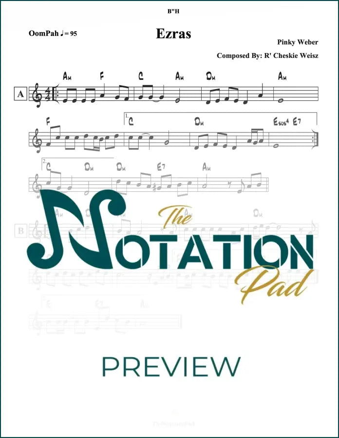 Ezras - Pinky Lead Sheet Sheet Music