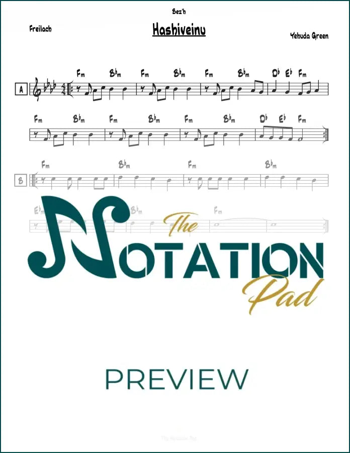Hashiveinu Lead Sheet Sheet Music