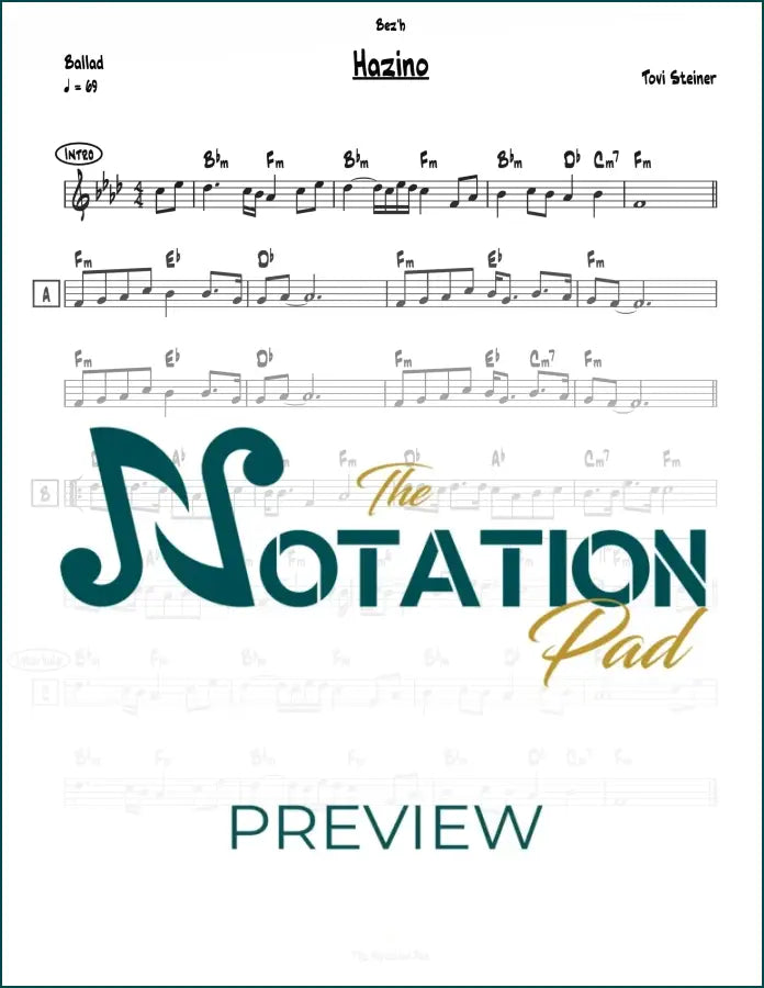 Hazinu Lead Sheet Sheet Music