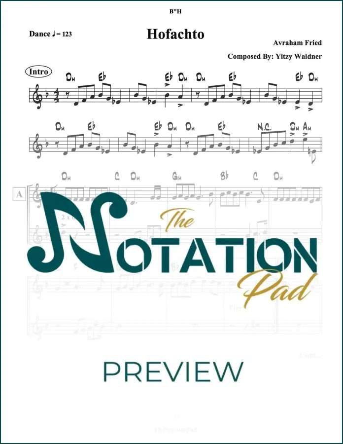 Hofachto - Fried 2-Liner Sheet Music