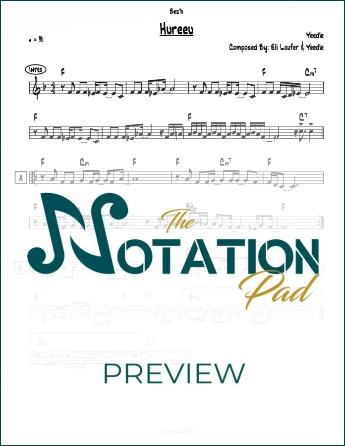 Hureeu / Zamru - Yeedle - Lead Sheet - Sheet Music