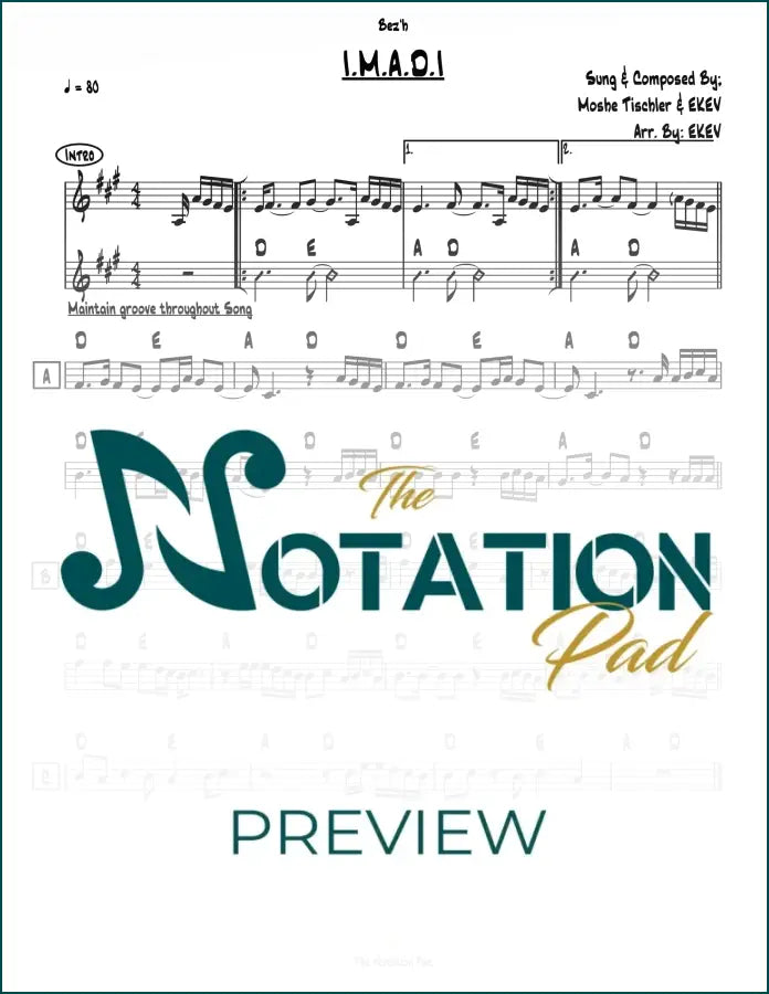 I.M.A.D.I - Tischler - Lead Sheet - Sheet Music