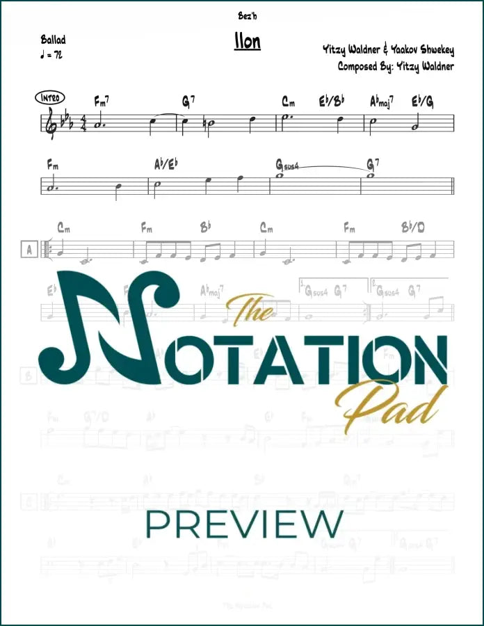 Ilon - Waldner Lead Sheet Sheet Music