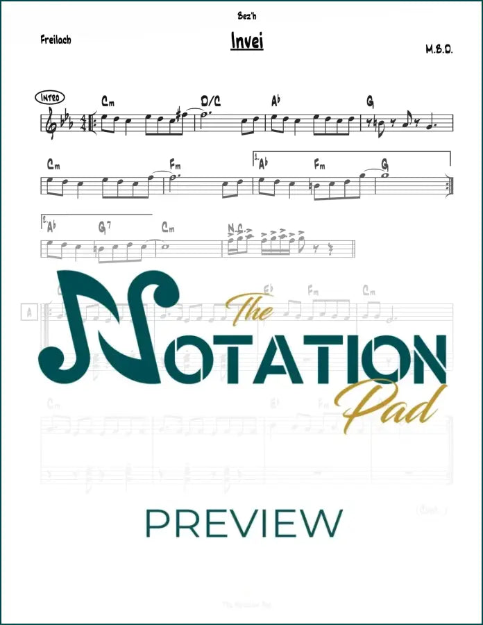 Invei - MBD 2-Liner Sheet Music