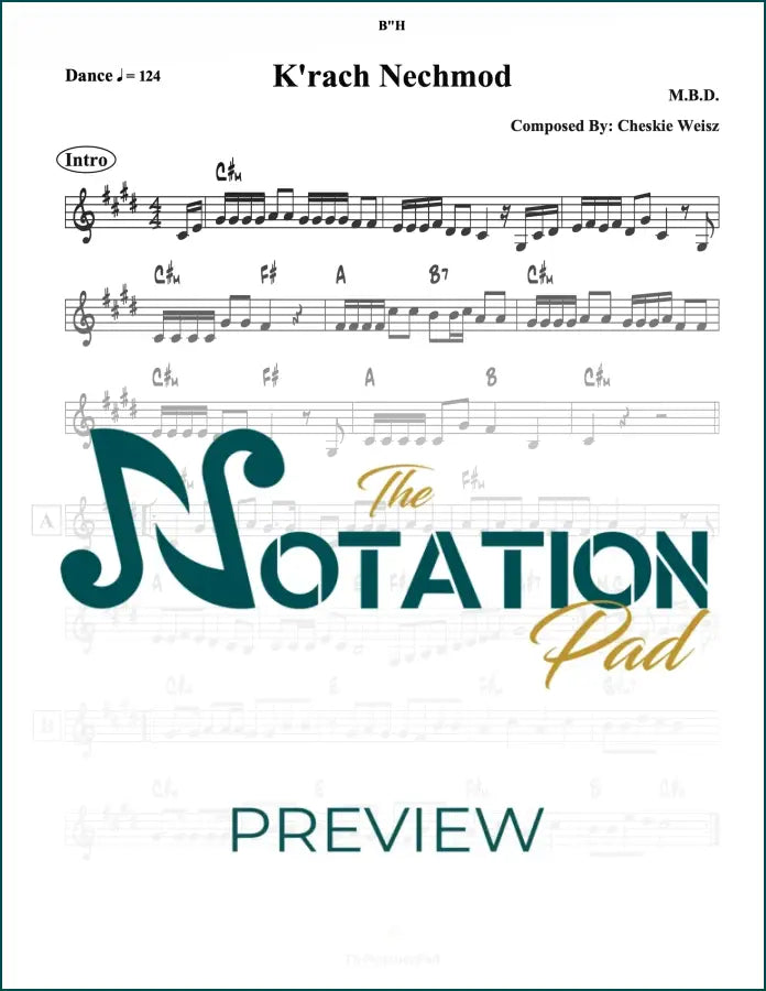 K’rach Nechmod - MBD Lead Sheet Sheet Music