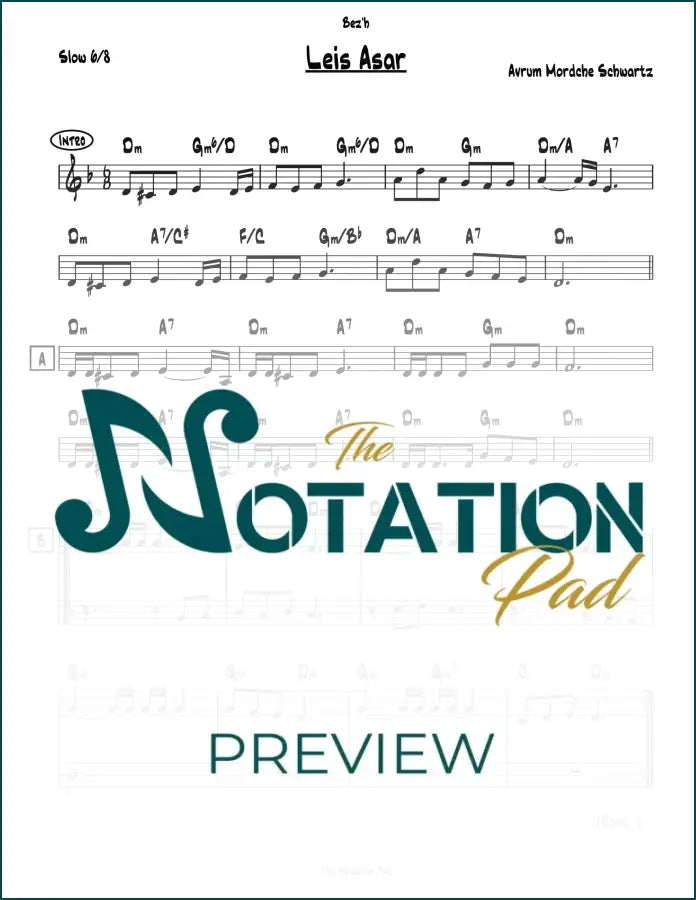 Leis Asar 2 Liner Sheet Music