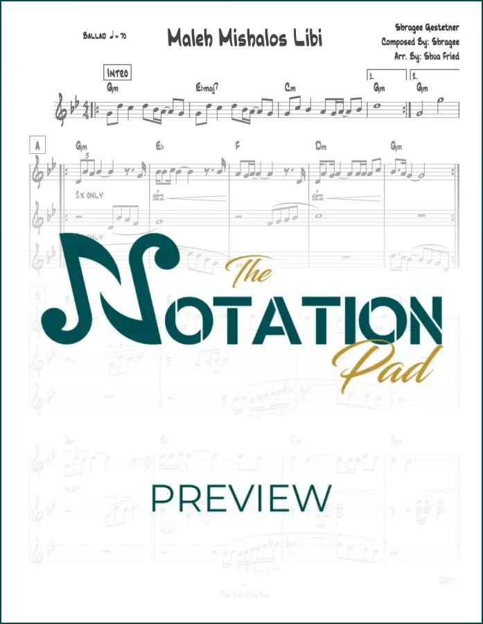 Maleh - Shragee - 3-Liner - Sheet Music