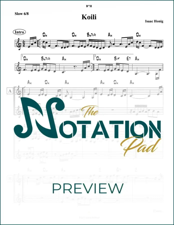 Maskil - Koili 2-Liner Sheet Music