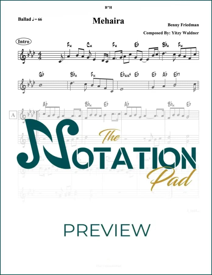 Meheira 2-Liner Sheet Music