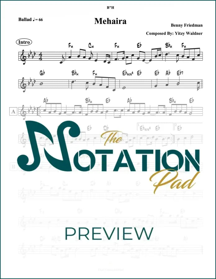 Meheira Lead Sheet Sheet Music