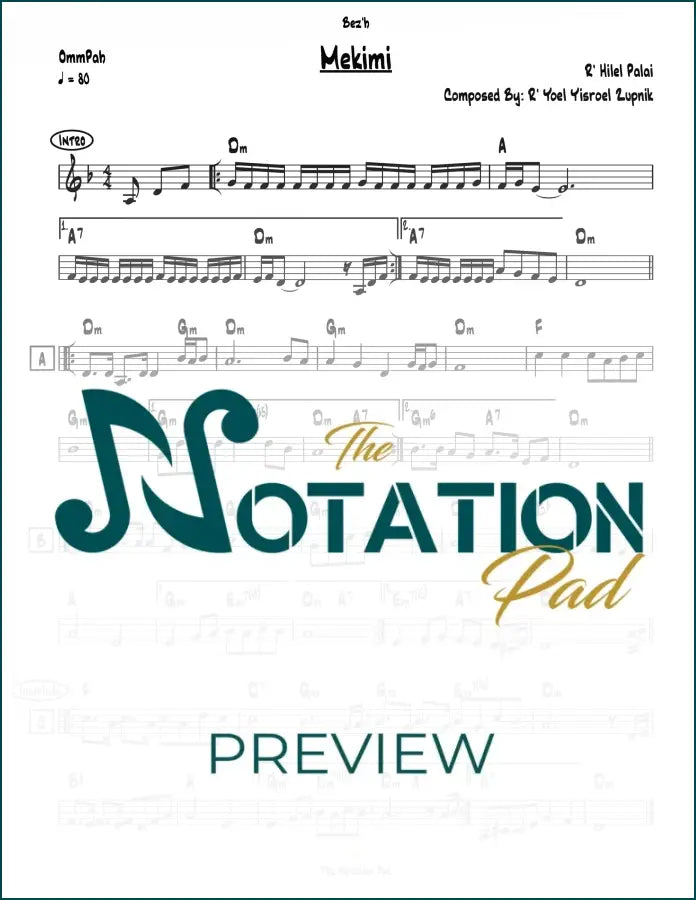 Mekimi Lead Sheet Sheet Music