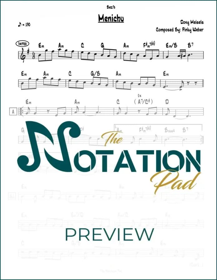 Menichu Lead Sheet Sheet Music