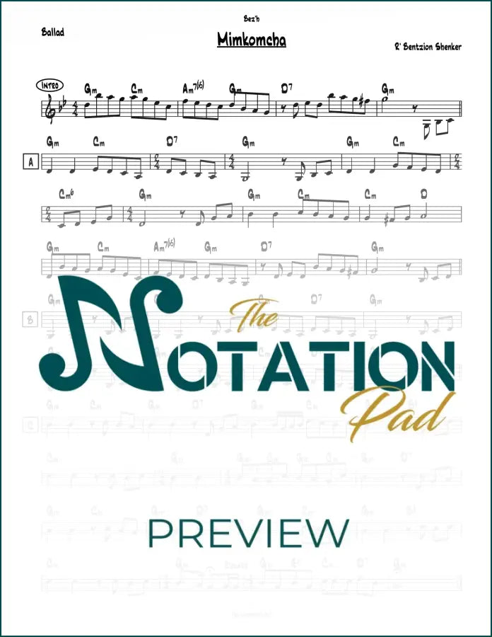 Mimkomcha Lead Sheet Sheet Music