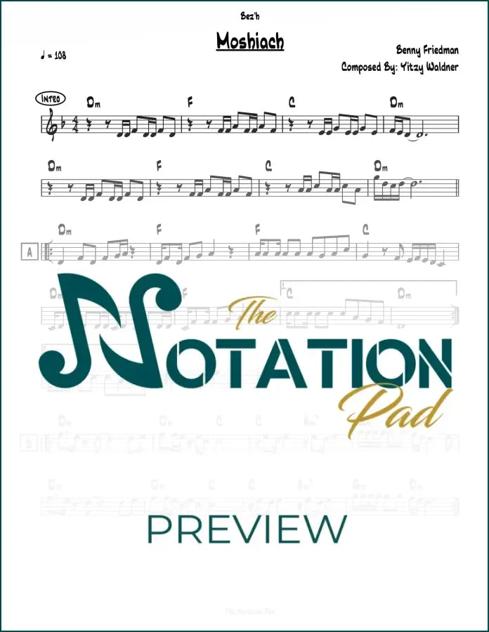 Moshiach Lead Sheet Sheet Music