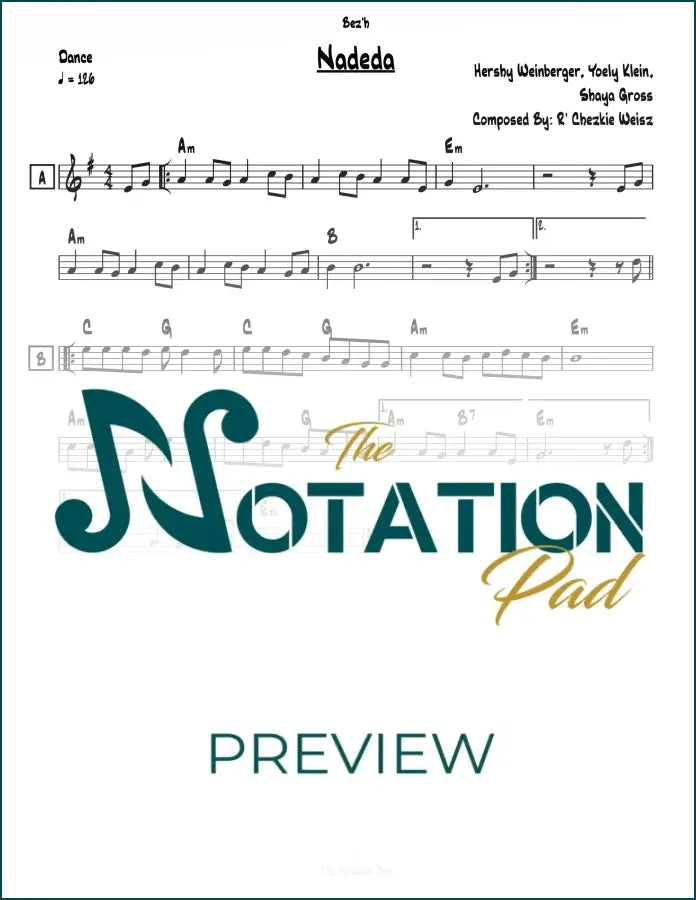 Nadeda Lead Sheet Sheet Music