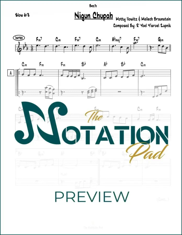 Nigun Chuppah 2-Liner Sheet Music