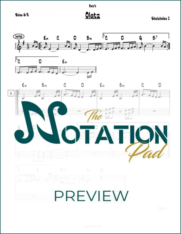 Olatz - Shalsheles 2-Liner Sheet Music