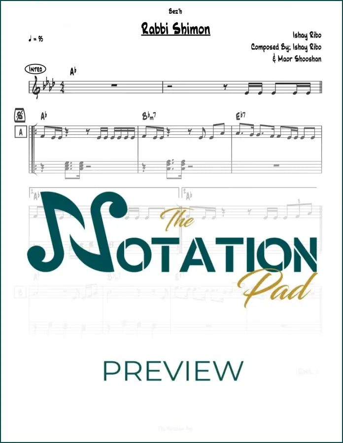 Rabbi Shimon 2-Liner Sheet Music
