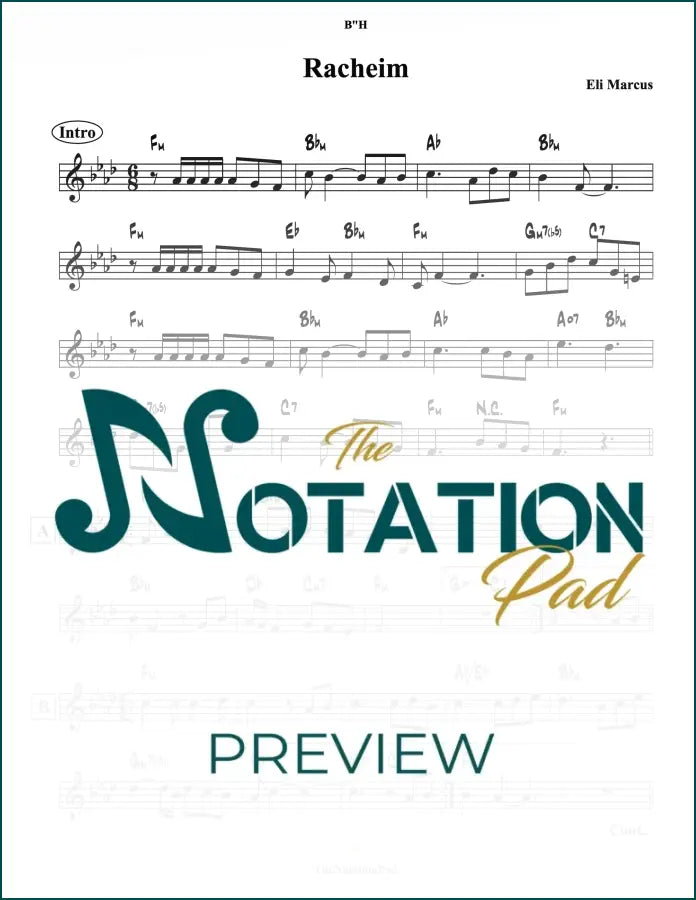 Racheim Marcus Lead Sheet Sheet Music