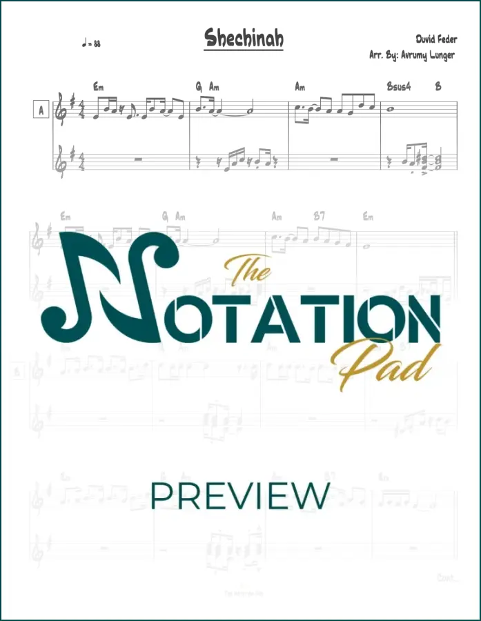 Shechinah - Feder - 2-Liner - Sheet Music