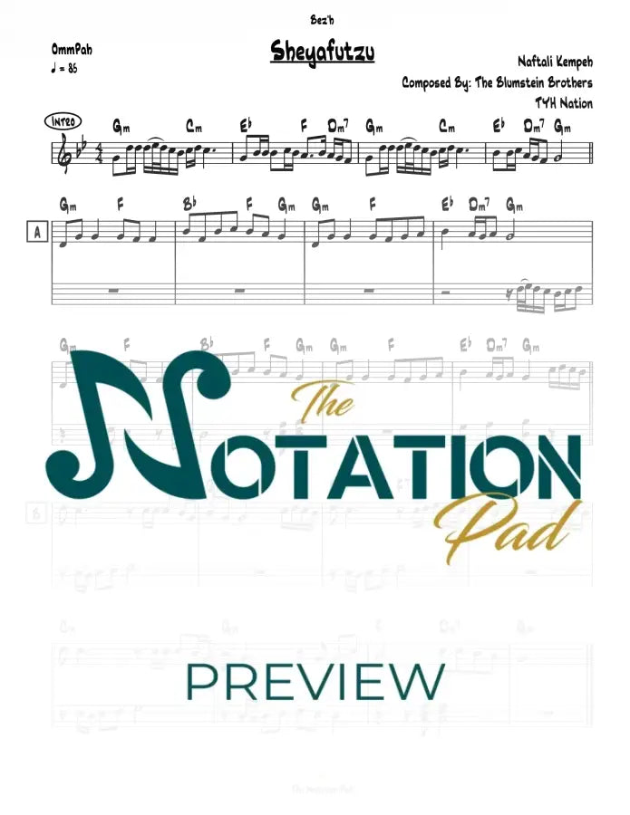 Sheyafutzu 2-Liner Sheet Music