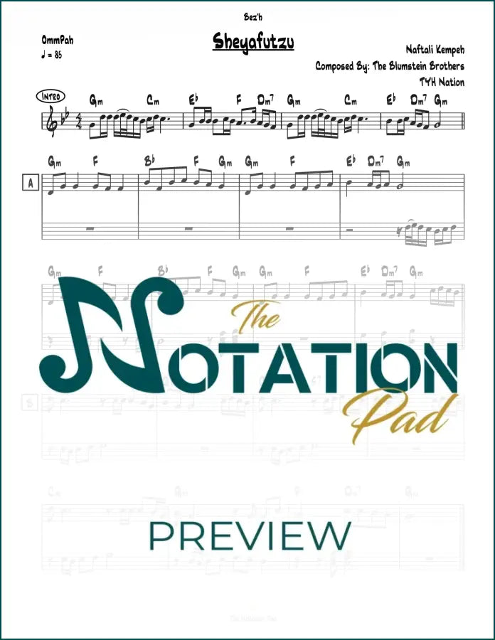 Sheyafutzu 2-Liner Sheet Music