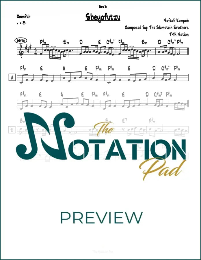 Sheyafutzu Lead Sheet Sheet Music