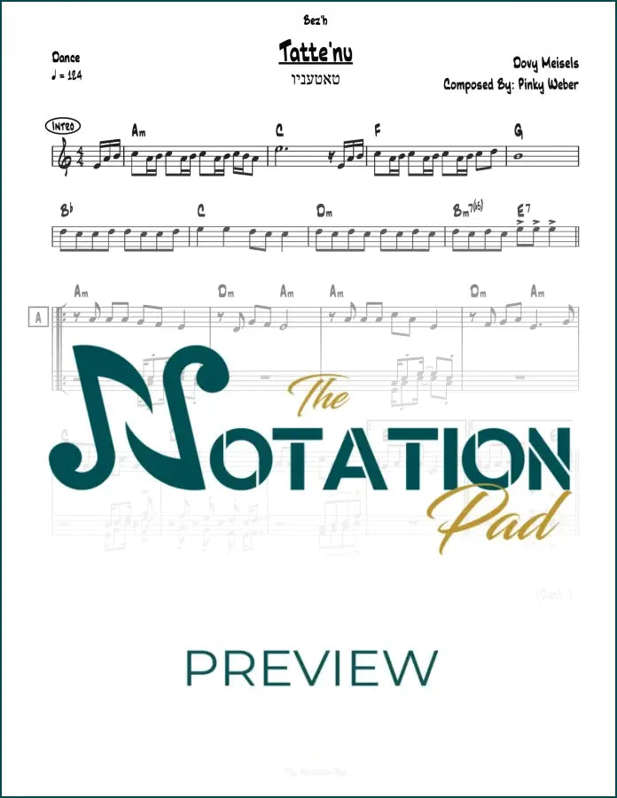 Tattenu 2-Liner Sheet Music