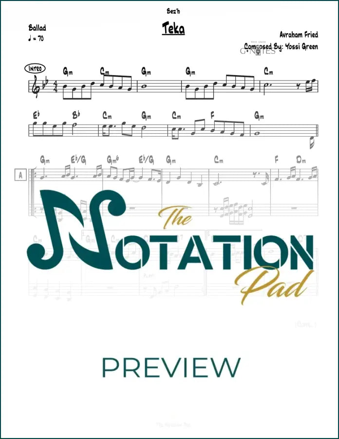 Tekah 2-Liner Sheet Music