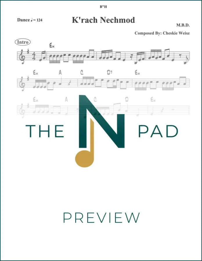 Sheet music for K&