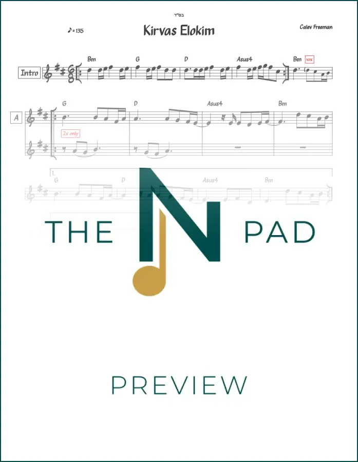 Sheet music for &