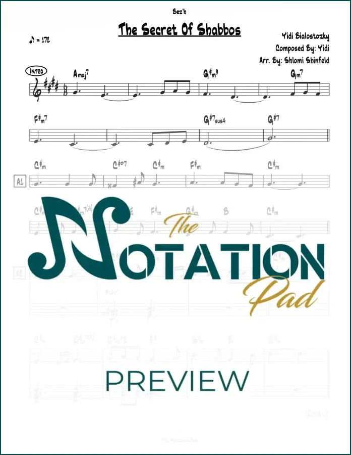 The Secret Of Shabbos - Bialostozky 2-Liner Sheet Music