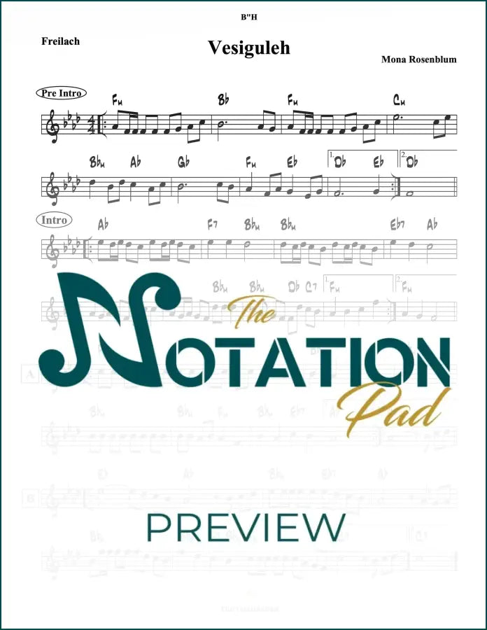 Vesigoleh - Mona Lead Sheet Sheet Music
