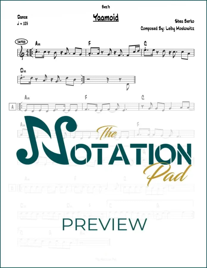 Yaamoid - Berko Lead Sheet Sheet Music