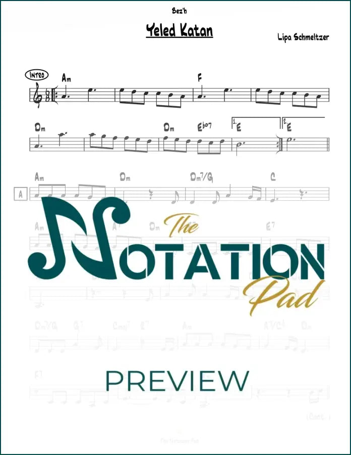 Yeled Katan - Lipa Lead Sheet Sheet Music